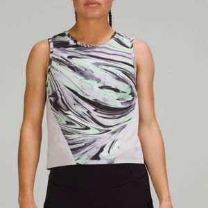 Lululemon Swift ventilated running top size 6